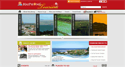 Desktop Screenshot of haiphongtourism.gov.vn